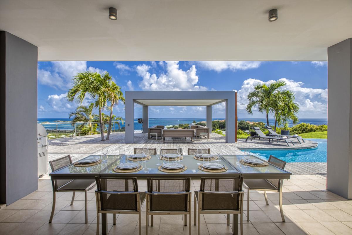 Location Villa Baie Orientale Saint Martin-terrasse-5